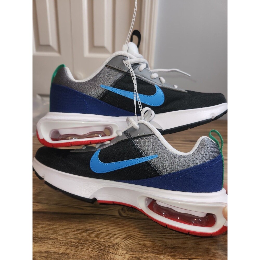 Nike Big Kid Air Max INTRLK Lite GS Running Shoes Sz 6.5Y Blk/Grey/Royal Blue - Picture 9 of 15
